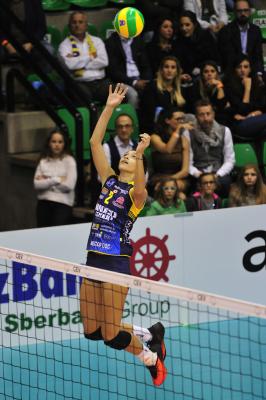 TREVISO 21 10 2017 CEV 2017-2018 ANTONIO CARRARO IMOCO - LINEMAR BEKECSABI