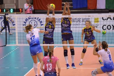 TREVISO 21 10 2017 CEV 2017-2018 ANTONIO CARRARO IMOCO - LINEMAR BEKECSABI