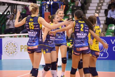TREVISO 21 10 2017 CEV 2017-2018 ANTONIO CARRARO IMOCO - LINEMAR BEKECSABI