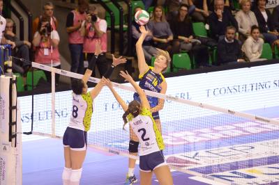 TREVISO 25 10 2017 LEGAVOLLEY CAMPIONATO 2017-2018  PROSECCO DOC IMOCO - IL BISONTE FIRENZE