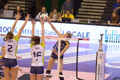 TREVISO 25 10 2017 LEGAVOLLEY CAMPIONATO 2017-2018  PROSECCO DOC IMOCO - IL BISONTE FIRENZE