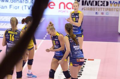 TREVISO 25 10 2017 LEGAVOLLEY CAMPIONATO 2017-2018  PROSECCO DOC IMOCO - IL BISONTE FIRENZE