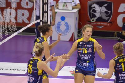 TREVISO 25 10 2017 LEGAVOLLEY CAMPIONATO 2017-2018  PROSECCO DOC IMOCO - IL BISONTE FIRENZE