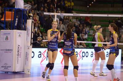 TREVISO 25 10 2017 LEGAVOLLEY CAMPIONATO 2017-2018  PROSECCO DOC IMOCO - IL BISONTE FIRENZE