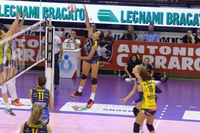 TREVISO 25 10 2017 LEGAVOLLEY CAMPIONATO 2017-2018  PROSECCO DOC IMOCO - IL BISONTE FIRENZE