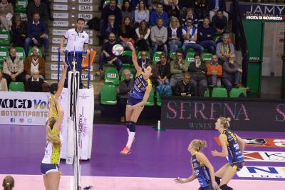 TREVISO 25 10 2017 LEGAVOLLEY CAMPIONATO 2017-2018  PROSECCO DOC IMOCO - IL BISONTE FIRENZE