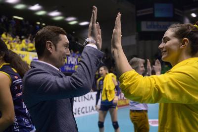 TREVISO 13 12 2017 CEV 2017-2018 ANTONIO CARRARO IMOCO - IGOR GORGONZOLA NOVARA