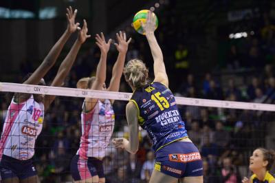 TREVISO 13 12 2017 CEV 2017-2018 ANTONIO CARRARO IMOCO - IGOR GORGONZOLA NOVARA