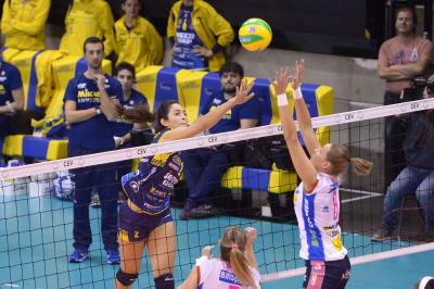 TREVISO 13 12 2017 CEV 2017-2018 ANTONIO CARRARO IMOCO - IGOR GORGONZOLA NOVARA