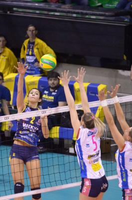 TREVISO 13 12 2017 CEV 2017-2018 ANTONIO CARRARO IMOCO - IGOR GORGONZOLA NOVARA