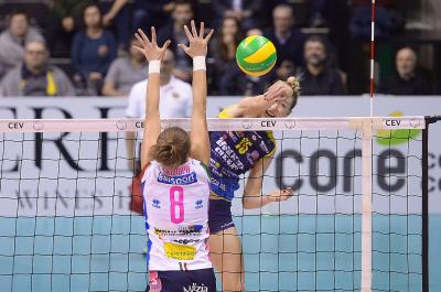 TREVISO 13 12 2017 CEV 2017-2018 ANTONIO CARRARO IMOCO - IGOR GORGONZOLA NOVARA