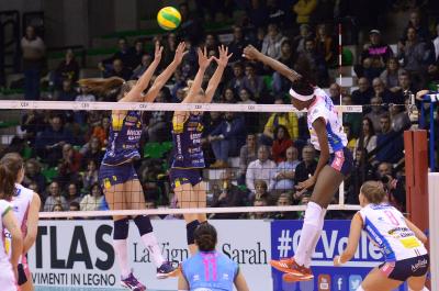 TREVISO 13 12 2017 CEV 2017-2018 ANTONIO CARRARO IMOCO - IGOR GORGONZOLA NOVARA