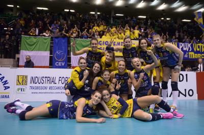 TREVISO 13 12 2017 CEV 2017-2018 ANTONIO CARRARO IMOCO - IGOR GORGONZOLA NOVARA