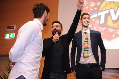 TREVISO 21 12 2017 LNP CAMPIONATO 2017-2018 NUTRIBULLET TREVISO BASKET - FESTA NATALE