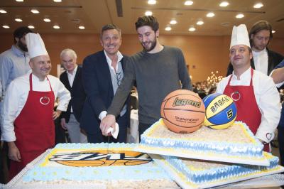 TREVISO 21 12 2017 LNP CAMPIONATO 2017-2018 NUTRIBULLET TREVISO BASKET - FESTA NATALE