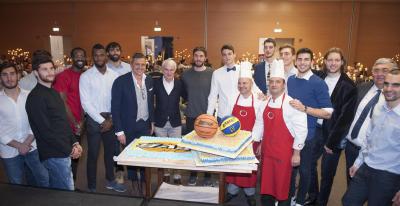 TREVISO 21 12 2017 LNP CAMPIONATO 2017-2018 NUTRIBULLET TREVISO BASKET - FESTA NATALE