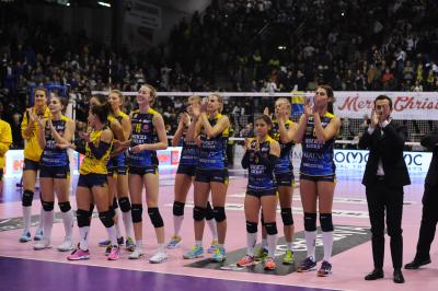 TREVISO 26 12 2017 LEGAVOLLEY CAMPIONATO 2017-2018  PROSECCO DOC IMOCO - POMI