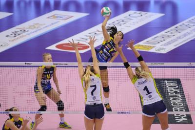TREVISO 30 12 2017 LEGAVOLLEY COPPA ITALIA 2017-2018  PROSECCO DOC IMOCO - IL BISONTE FIRENZE