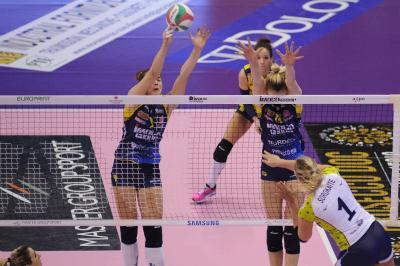 TREVISO 30 12 2017 LEGAVOLLEY COPPA ITALIA 2017-2018  PROSECCO DOC IMOCO - IL BISONTE FIRENZE