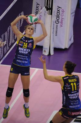 TREVISO 30 12 2017 LEGAVOLLEY COPPA ITALIA 2017-2018  PROSECCO DOC IMOCO - IL BISONTE FIRENZE