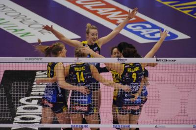 TREVISO 30 12 2017 LEGAVOLLEY COPPA ITALIA 2017-2018  PROSECCO DOC IMOCO - IL BISONTE FIRENZE