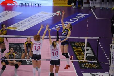 TREVISO 14 01 2018 LEGAVOLLEY CAMPIONATO 2017-2018  PROSECCO DOC IMOCO - FILOTTRANO