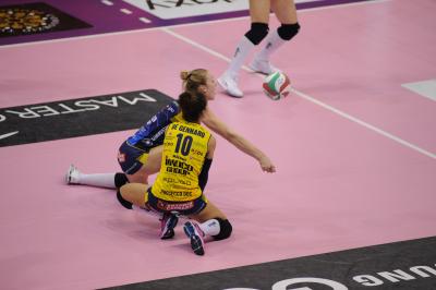 TREVISO 14 01 2018 LEGAVOLLEY CAMPIONATO 2017-2018  PROSECCO DOC IMOCO - FILOTTRANO