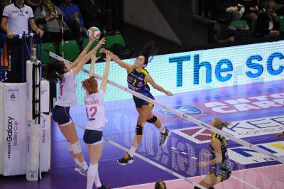 TREVISO 14 01 2018 LEGAVOLLEY CAMPIONATO 2017-2018  PROSECCO DOC IMOCO - FILOTTRANO