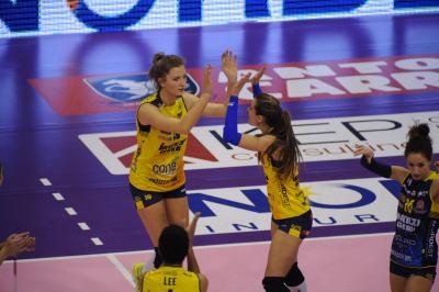 TREVISO 04 02 2018 LEGAVOLLEY CAMPIONATO 2017-201  PROSECCO DOC IMOCO - UYBA BUSTO ARSIZIO