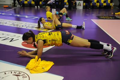 TREVISO 04 02 2018 LEGAVOLLEY CAMPIONATO 2017-201  PROSECCO DOC IMOCO - UYBA BUSTO ARSIZIO