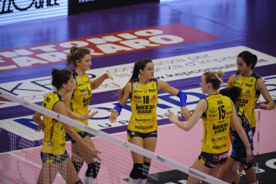 TREVISO 04 02 2018 LEGAVOLLEY CAMPIONATO 2017-201  PROSECCO DOC IMOCO - UYBA BUSTO ARSIZIO