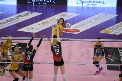 TREVISO 04 02 2018 LEGAVOLLEY CAMPIONATO 2017-201  PROSECCO DOC IMOCO - UYBA BUSTO ARSIZIO
