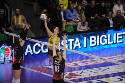TREVISO 04 02 2018 LEGAVOLLEY CAMPIONATO 2017-201  PROSECCO DOC IMOCO - UYBA BUSTO ARSIZIO
