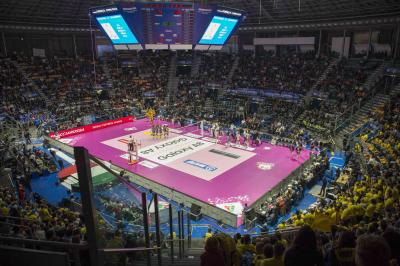 BOLOGNA 18 02 2018 LEGAVOLLEY COPPA ITALIA 2017-2018  PROSECCO DOC IMOCO - IGOR GORGONZOLA NOVARA