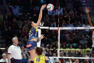 BOLOGNA 18 02 2018 LEGAVOLLEY COPPA ITALIA 2017-2018  PROSECCO DOC IMOCO - IGOR GORGONZOLA NOVARA