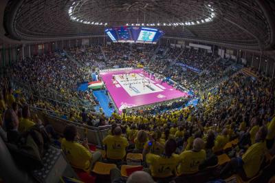 BOLOGNA 18 02 2018 LEGAVOLLEY COPPA ITALIA 2017-2018  PROSECCO DOC IMOCO - IGOR GORGONZOLA NOVARA