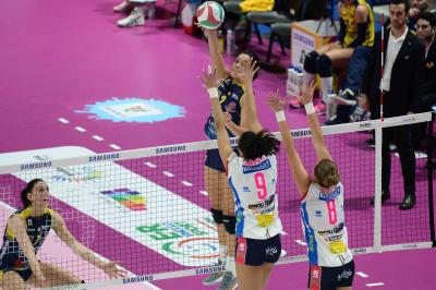 BOLOGNA 18 02 2018 LEGAVOLLEY COPPA ITALIA 2017-2018  PROSECCO DOC IMOCO - IGOR GORGONZOLA NOVARA