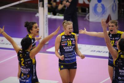 TREVISO 25 02 2918 LEGAVOLLEY CAMPIONATO 2017-2018  PROSECCO DOC IMOCO - SAVINO DEL BENE SCANDICCI