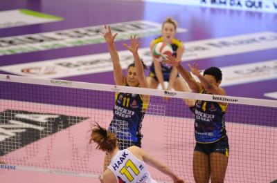 TREVISO 25 02 2918 LEGAVOLLEY CAMPIONATO 2017-2018  PROSECCO DOC IMOCO - SAVINO DEL BENE SCANDICCI
