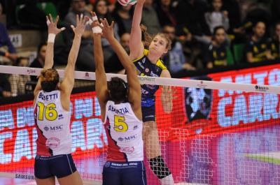 TREVISO 25 02 2918 LEGAVOLLEY CAMPIONATO 2017-2018  PROSECCO DOC IMOCO - SAVINO DEL BENE SCANDICCI