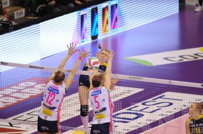TREVISO 04 03 2018 LEGAVOLLEY CAMPIONATO 2017-2018  PROSECCO DOC IMOCO - NOVARA