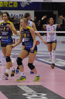 TREVISO 04 03 2018 LEGAVOLLEY CAMPIONATO 2017-2018  PROSECCO DOC IMOCO - NOVARA