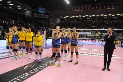 TREVISO 04 03 2018 LEGAVOLLEY CAMPIONATO 2017-2018  PROSECCO DOC IMOCO - NOVARA