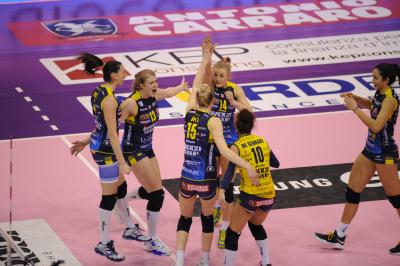 TREVISO 04 03 2018 LEGAVOLLEY CAMPIONATO 2017-2018  PROSECCO DOC IMOCO - NOVARA