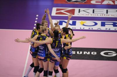 TREVISO 04 03 2018 LEGAVOLLEY CAMPIONATO 2017-2018  PROSECCO DOC IMOCO - NOVARA