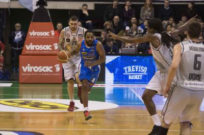 TREVISO 25 03 2018 LNP CAMPIONATO 2017-2018 NUTRIBULLET TREVISO BASKET - UDINE