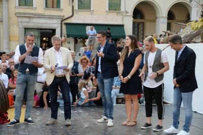 CONEGLIANO 23 09 2018 LEGAVOLLEY CAMPIONATO  2018-2019  PROSECCO DOC IMOCO - PRESENTAZIONE SQUADRA PIAZZA CIMA