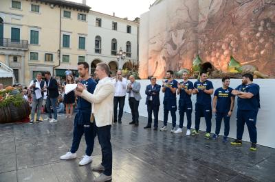 CONEGLIANO 23 09 2018 LEGAVOLLEY CAMPIONATO  2018-2019  PROSECCO DOC IMOCO - PRESENTAZIONE SQUADRA PIAZZA CIMA