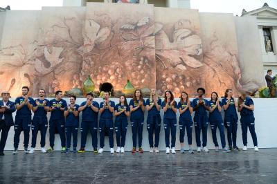 CONEGLIANO 23 09 2018 LEGAVOLLEY CAMPIONATO  2018-2019  PROSECCO DOC IMOCO - PRESENTAZIONE SQUADRA PIAZZA CIMA
