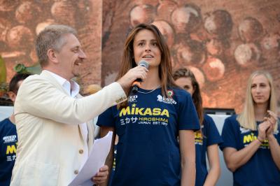 CONEGLIANO 23 09 2018 LEGAVOLLEY CAMPIONATO  2018-2019  PROSECCO DOC IMOCO - PRESENTAZIONE SQUADRA PIAZZA CIMA